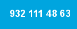 932 111 48 63 932 111 48 63